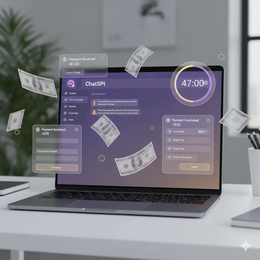 The Brutal Truth About Making Money with ChatGPT ($3K Reality Check) Gemini Generated Image hpdppahpdppahpdp